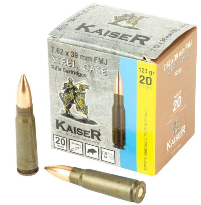 Century Arms 7.62x39mm  123gr FMJ Ammo