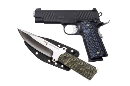 DE 1911 45ACP 4.33" KNIFE # BLACK