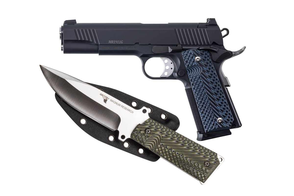DE 1911 45ACP 5" BLK KNIFE #