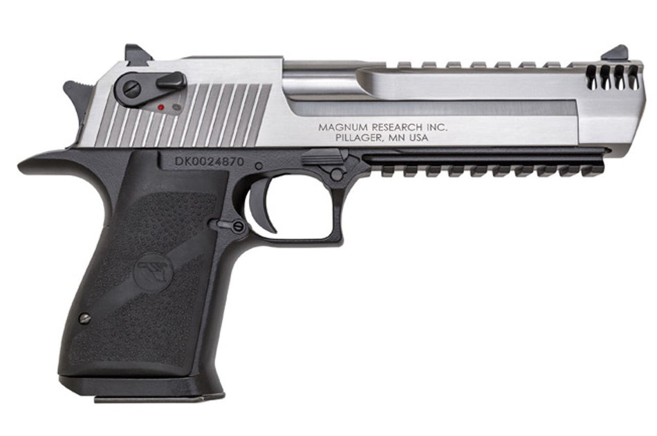 Magnum Research DE357ASIMB Desert Eagle Mark XIX L6 357 Mag 6" 9+1 Black Hardcoat Anodized Aluminum Frame Stainless Steel Slide Black Polymer Grip