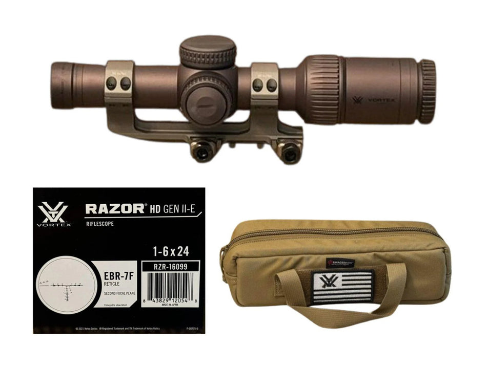 Vortex Razor HD Gen II-E 1-6x24mm Second Focal Plane EBR-7F Contract Overrun