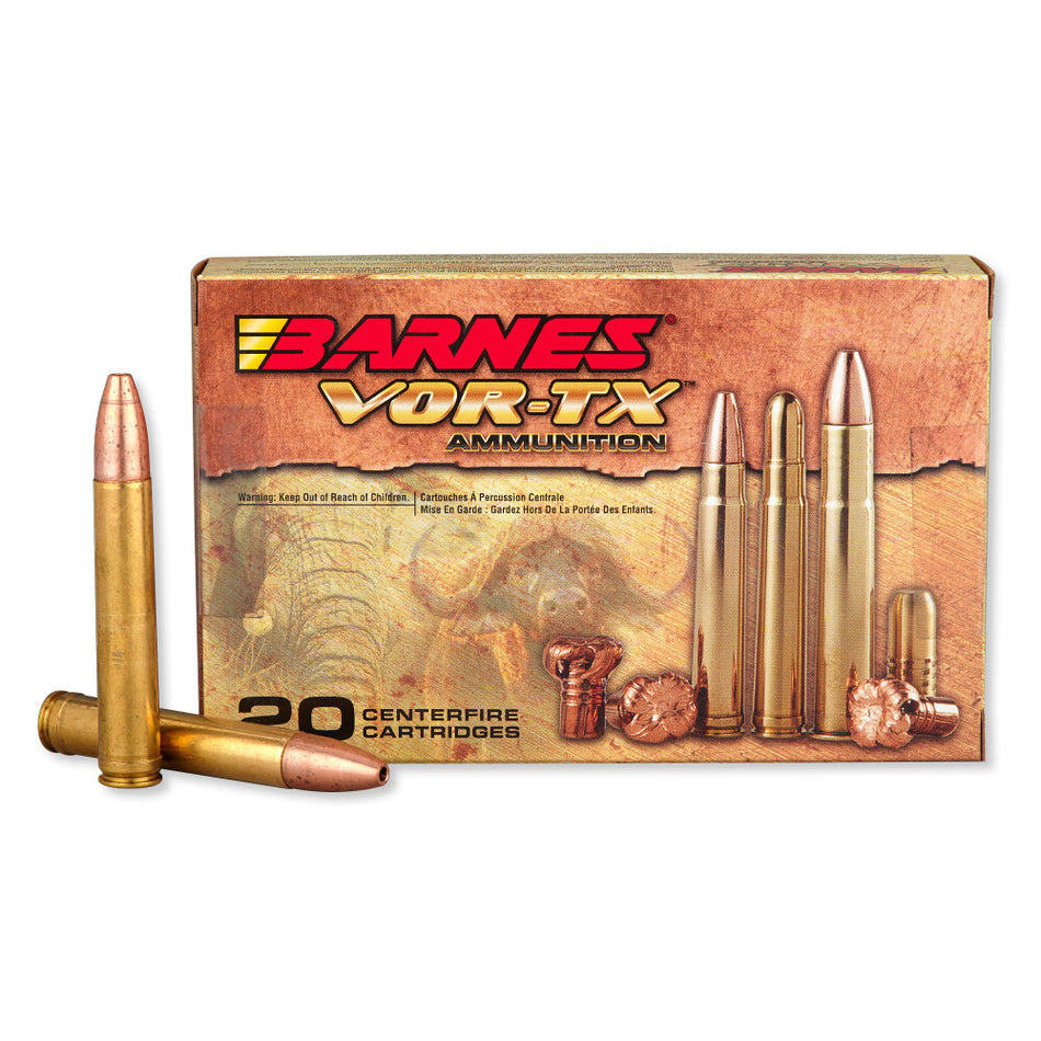 Barnes Bullets 22022 VOR-TX Centerfire Rifle 458 Win Mag 450 gr Barnes TSX Flat Base (TSXFB) 20 Per Box/ 10 Cs