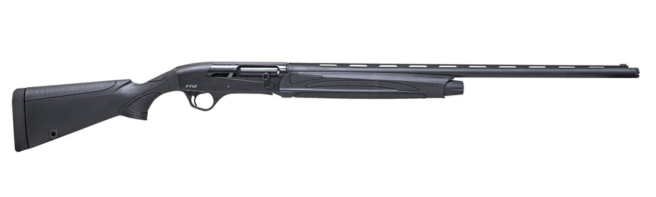 Pointer REXPFT12BB FT12 Field Trek Full Size 12 Gauge Semi-Auto 3" 5+1 28" Black Cerakote Vent Rib Barrel, Black Cerakote Aluminum Receiver, Fixed Black Synthetic Stock