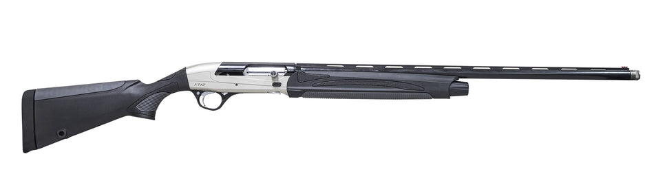 Pointer REXPFT12BS FT12 Field Trek Full Size 12 Gauge Semi-Auto 3" 5+1 28" Gray Cerakote Vent Rib Barrel, Gray Cerakote Aluminum Receiver, Fixed Black Synthetic Stock