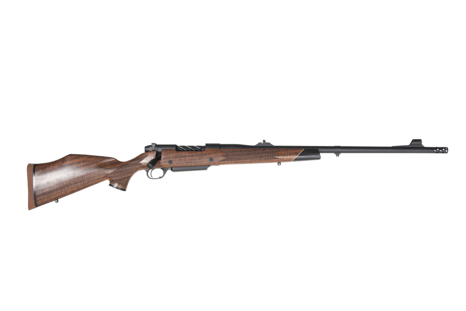 Weatherby MFT01N460WR6B Mark V Frontier Full Size 460 WBY Mag 3+1 24" + 2" Graphite Black Cerakote Threaded Barrel, Graphite Black Cerakote Steel Drilled & Tapped Receiver, Oiled Walnut Monte Carlo St