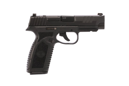 FN 66101763Micro-Compact Frame 9mm Luger 10+1 3.80" Black Target Crown Steel Barrel, Black PVD Optic Cut/Serrated Stainless Steel Slide & Polymer Frame w/Picatinny Rail Interchangeable Backstrap Grip