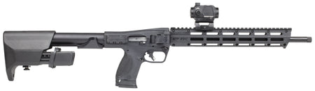 Smith & Wesson 14377 M&P FPC 9mm Luger 23+1 16.25" Black Oxide Black Anodized Receiver 15" M-LOK Handguard Polymer Stock M&P w/Interchangeable Palmswells Grip