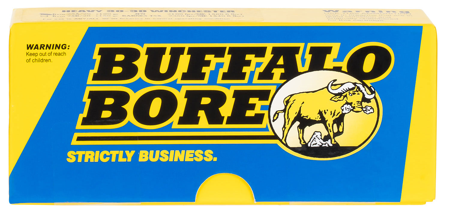 Buffalo Bore Ammunition 33B20 Personal Defense Strictly Business 38 Super +P 124 gr Jacketed Hollow Point (JHP) 20 Per Box/ 12 Cs