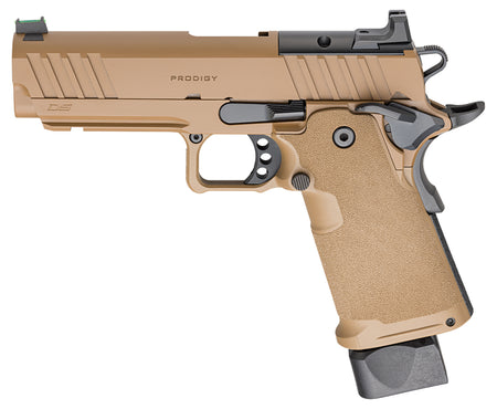 Springfield Armory PH9117AOSCB 1911 DS Prodigy 9mm 20+1 17+1 4.25" Coyote Brown Cerakote Optic Ready Carbon Steel Slide Polymer Grip