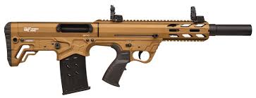 Gforce Arms GFY1BRNZ GFY-1 USA 12 Gauge Semi-Auto 3" 5+1 18.50" Black Threaded Barrel, Bronze Cerakote Aluminum Receiver w/Picatinny Rail, Bronze Bullpup Polymer Stock, Polymer Grip