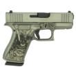 Glock 43x Custom "Bushido Mask" Battleworn Slide Sand Handgun 9mm Luger 10rd Magazines (2) 3.4" Barrel Accessory Rail USA Made