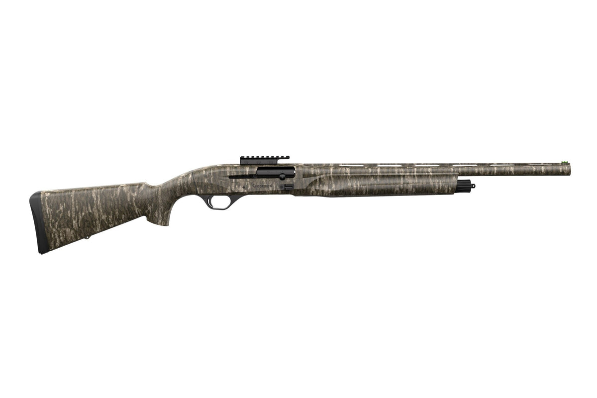 Retay USA GORTRBL24 Gordion Turkey Inertia Plus 12 Gauge with 24" Deep Bore Drilled Barrel, 3" Chamber, 4+1 Capacity, Overall Mossy Oak New Bottomland Finish & Synthetic Stock Right Hand (Full Size)