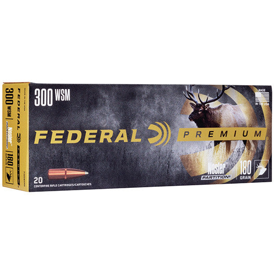 Federal .300 WSM Premium 180gr JSP Ammo
