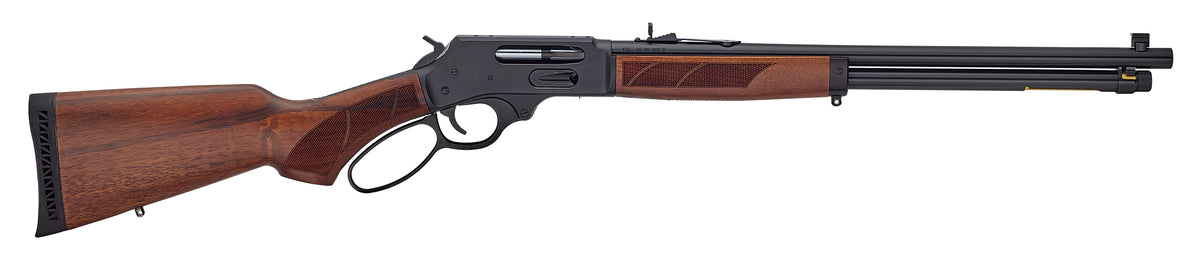 Henry H010PG4570 Provider 45-70 Gov 6+1 20" Blued Round Barrel, Blued Steel Drilled & Tapped Receiver, American Walnut Fixed w/Pistol Grip Stock