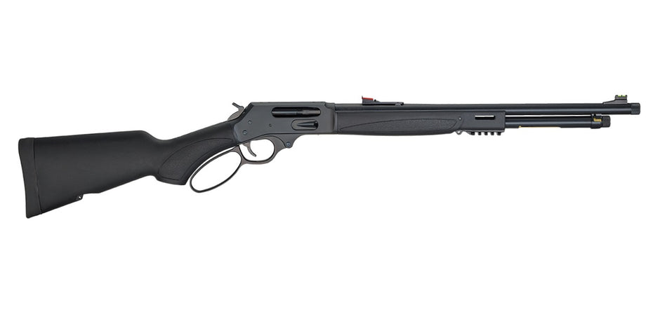 Henry H010X X Model Full Size 45-70 Gov 4+1 19.80" Blued Steel Barrel, Blued Steel Receiver, Black Synthetic Stock Ambidextrous