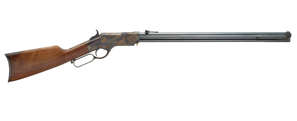 Henry H011IF Original Iron Frame Full Size 44-40 Win 13+1 24.50" Blued Octagon Barrel, Color Case Hardened Steel Receiver, Fancy American Walnut Wood Stock Right Hand