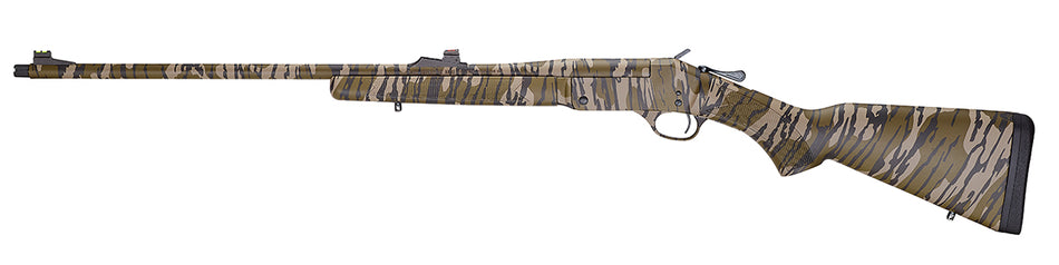 Henry H015T410 Turkey Full Size 410 Gauge Break Open 3" 1rd 26" Mossy Oak Bottomland Single Shot Barrel, Drilled & Tapped Steel Receiver, Fixed Mossy Oak Bottomland Wood Stock, Right Hand