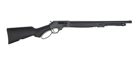 Henry H018X410 Lever X Model 410 Gauge with 19.80" Barrel, 2.5" Chamber, 5+1 Capacity, Blued Metal Finish & Black Synthetic Stock Ambidextrous Hand (Full Size)