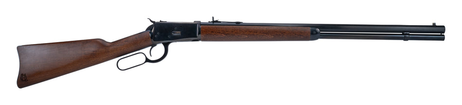Heritage Mfg H9204424F1 92 Ranch Hand 44 Mag 12rd 24" Black Polished Octagon Barrel, Black Polished Alloy Steel Receiver,Fixed Hardwood Stock