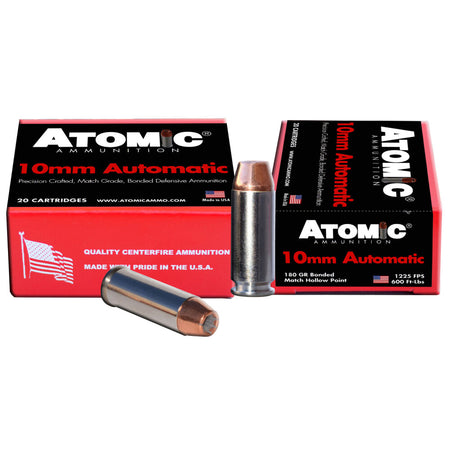 Atomic 10mm Auto Precision Craft 180gr BHP Ammo