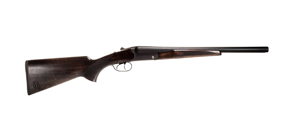 Heritage Mfg BL2018BK Badlander 20 Gauge Break Open 2rd 18.50" Black Chrome Side By Side Barrel & Receiver, Fixed Turkish Walnut Stock