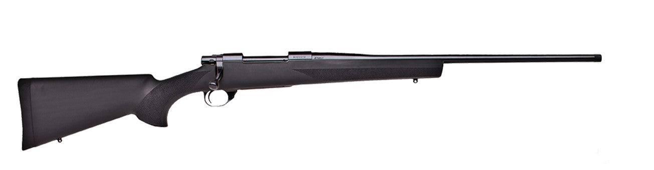 Howa HGR25CRB 1500 Hogue 25 Creedmoor 5+1 22" Matte Black Threaded Steel Barrel & Aluminum Drilled & Tapped Receiver, Black Hogue OverMolded Synthetic Stock, Right Hand