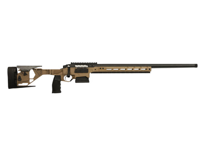 Seekins Precision 11710513F Havak Hit Pro M3 22 Creedmoor 24" Black Heavy Contour Threaded Barrel, Flat Dark Earth Anodized Aluminum Receiver w/Picatinny Rail, Arca Rail Forend, Adjustable Folding Fla