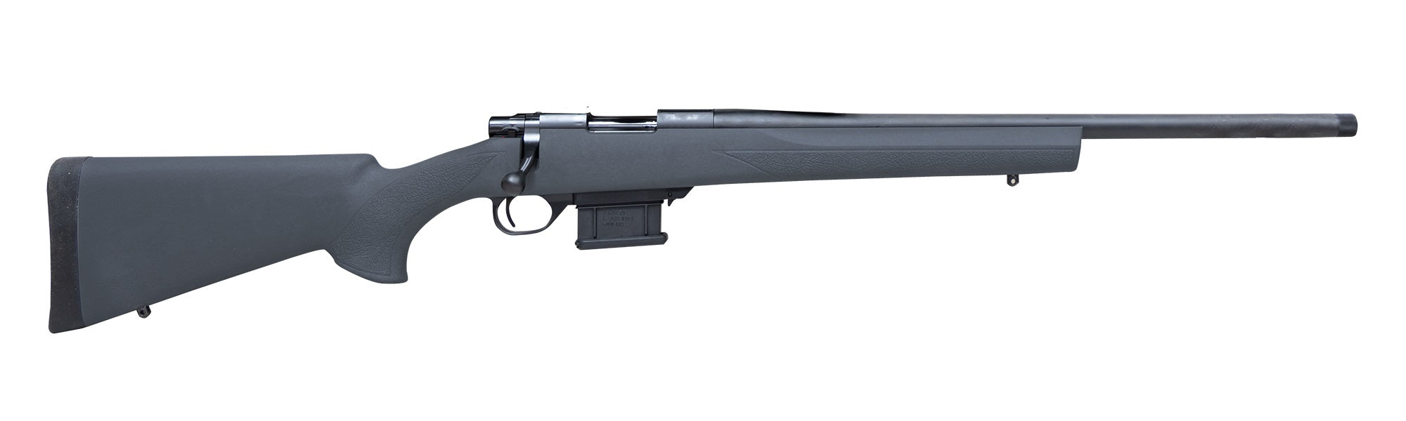 Howa HMA60804B M1500 Mini Action Compact 6mm ARC 5+1 20" Black Steel Barrel, Black Drilled & Tapped Steel Receiver, Black Fixed HTI Synthetic Stock, Right Hand