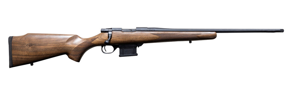 Howa HWH22ARC 1500 Mini Action Full Size 22 ARC 5+1 22" Blued Threaded Barrel, Blued Stainless Steel Drilled & Tapped Receiver, Walnut Fixed Stock, Right Hand