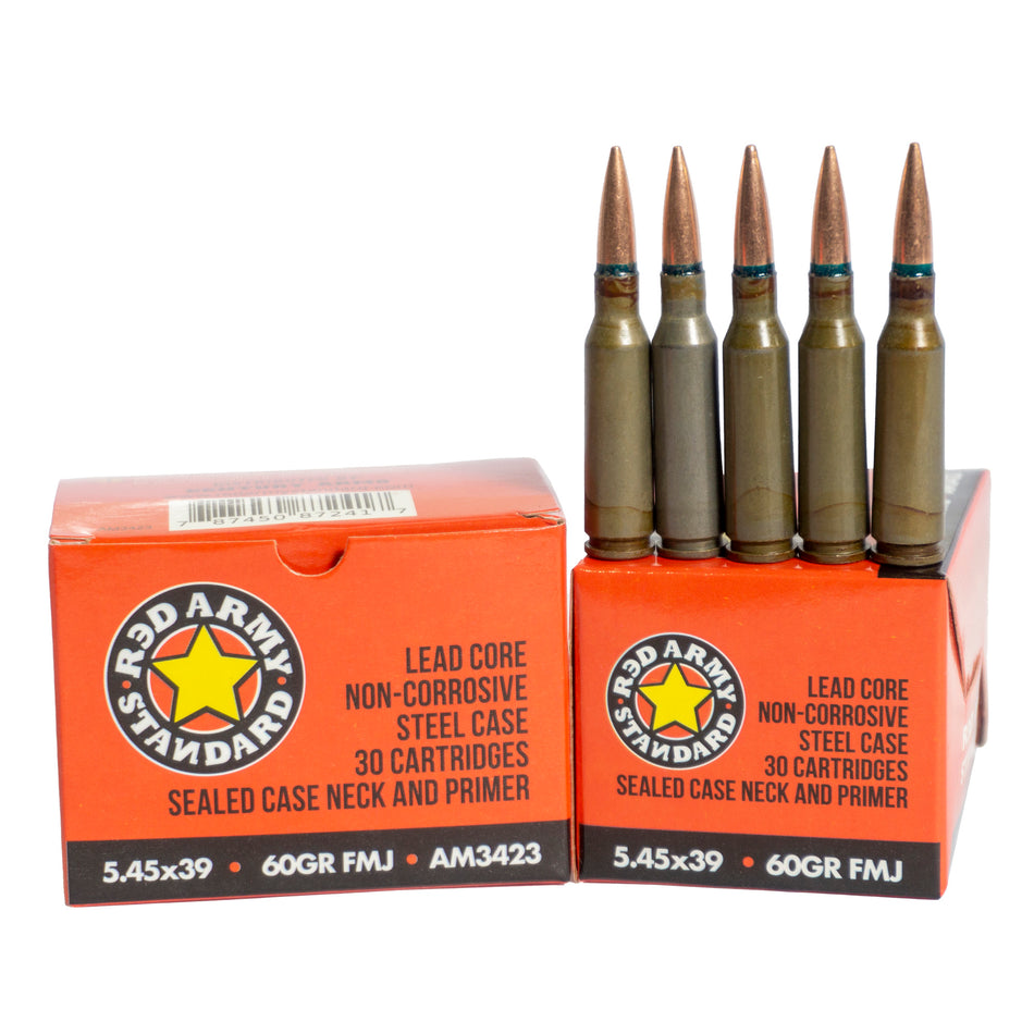 Red Army Standard 5.45x39mm  60gr FMJ Ammo