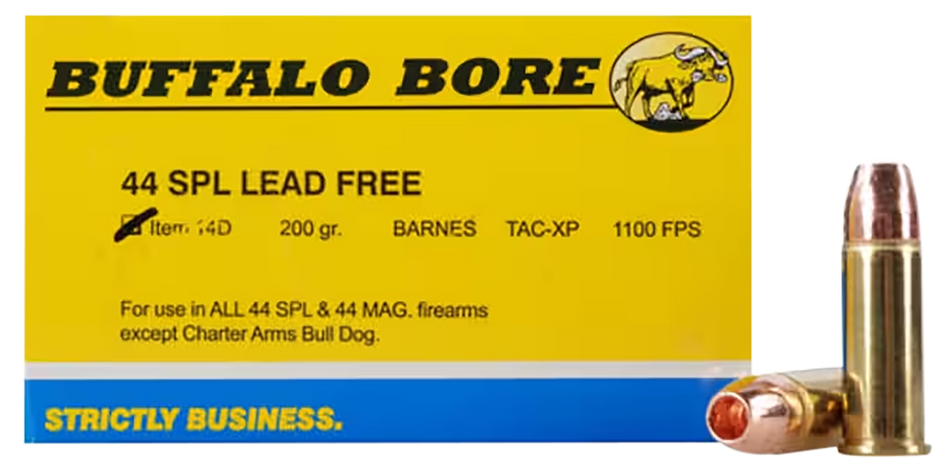 Buffalo Bore .44 S&W Special Strictly Business 200gr Barnes TAC-XP Ammo