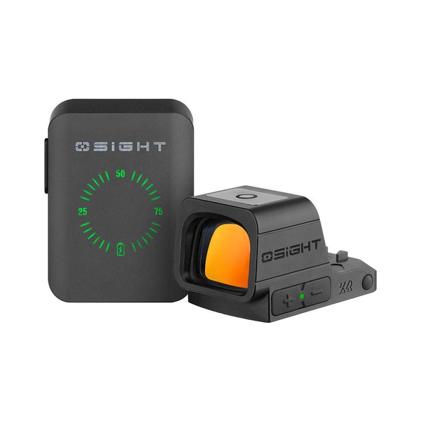 Osight XR Red Dot Sight Enclosed 2/6+32 MOA Multi-Reticle RMR Footprint with Backup Rear Sight