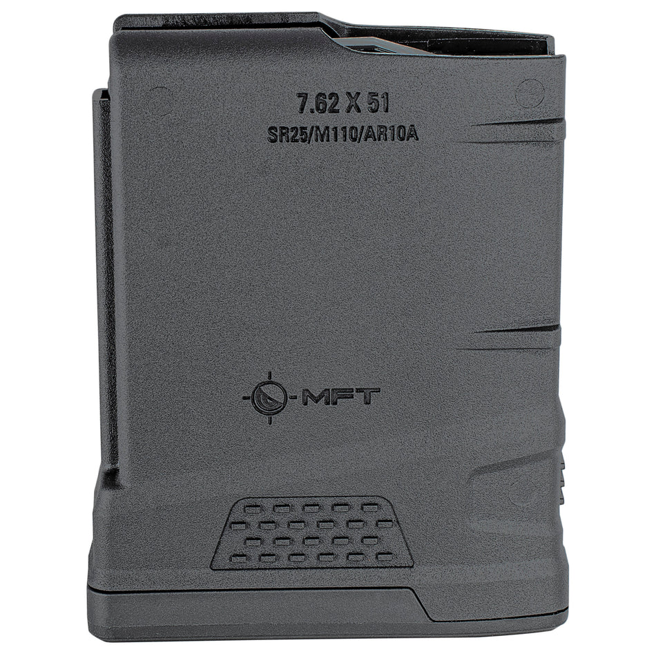 Mission First Tactical AR10 Magazine 7.62 x 51 NATO 10 Rounds Polymer Black