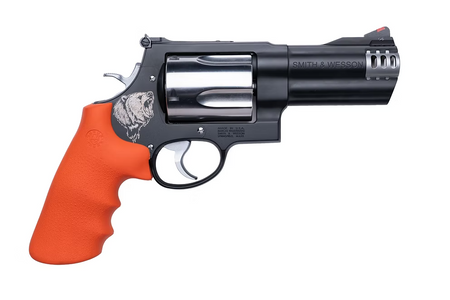 SMITH & WESSON 500 GRIZZLY EMGERGENCY KIT REVOLVER 4" BBL BLACK, KNIFE, COMPASS