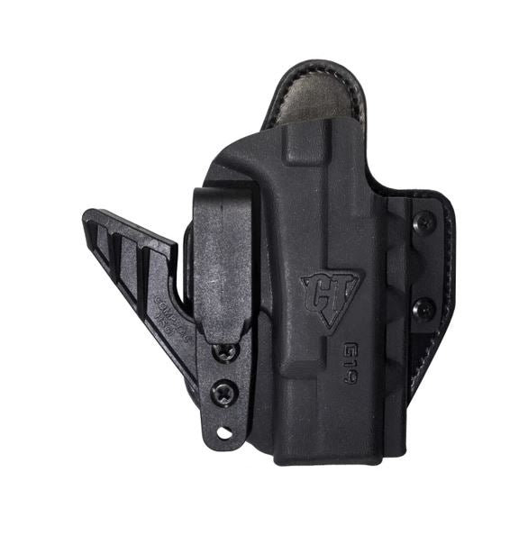 COMP-TAC EV2 MAX HYBRID APPENDIX IWB GLOCK 19 GEN 1-4 RH BLACK