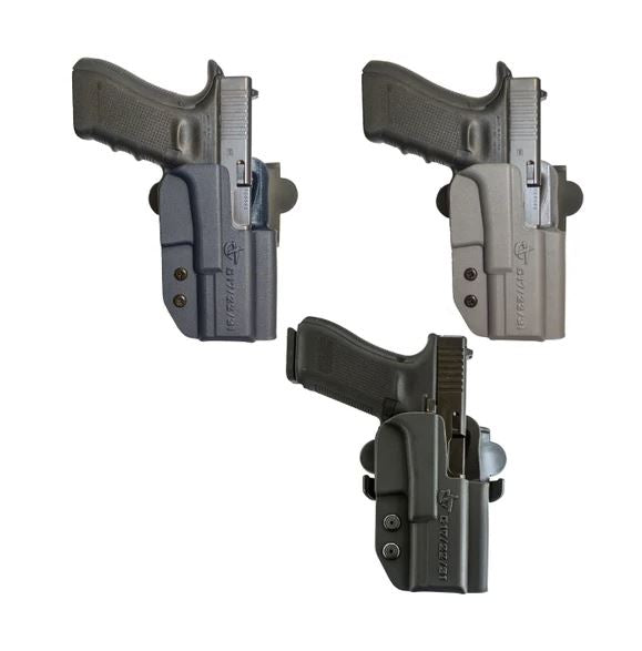 COMP-TAC INTERNATIONAL OWB KYDEX MODULAR MOUNT GLOCK 17 GEN 5 RH BLACK