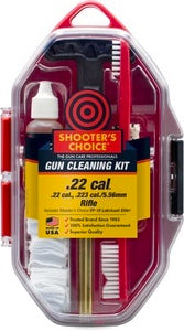 SHOOTERS CHOICE GUN CLEANING KIT 22 CAL RIFLE ( 6 PER CASE )