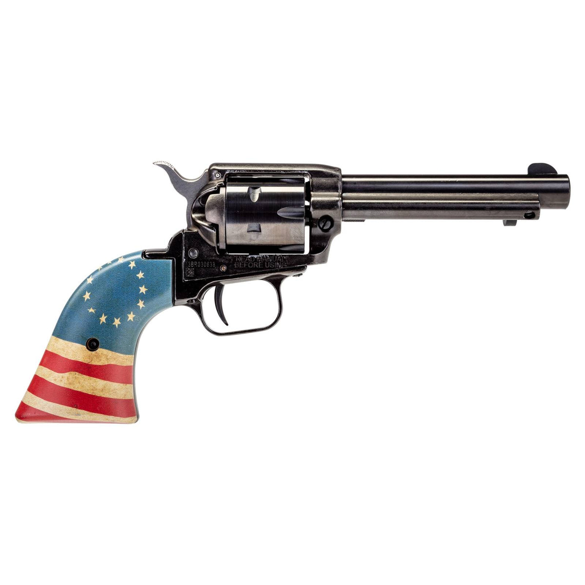 HERITAGE ROUGH RIDER HGR 22LR 4.75" BBL BLUE HONOR BETSY ROSS FLAG GRIPS