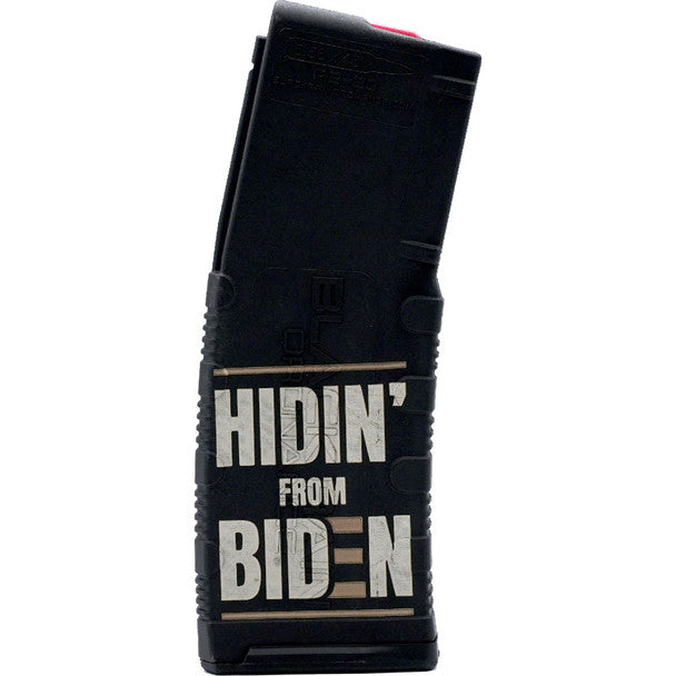 BLACK RAIN LASER ETCHED MAGAZINES 30RD HIDEN FROM BIDEN