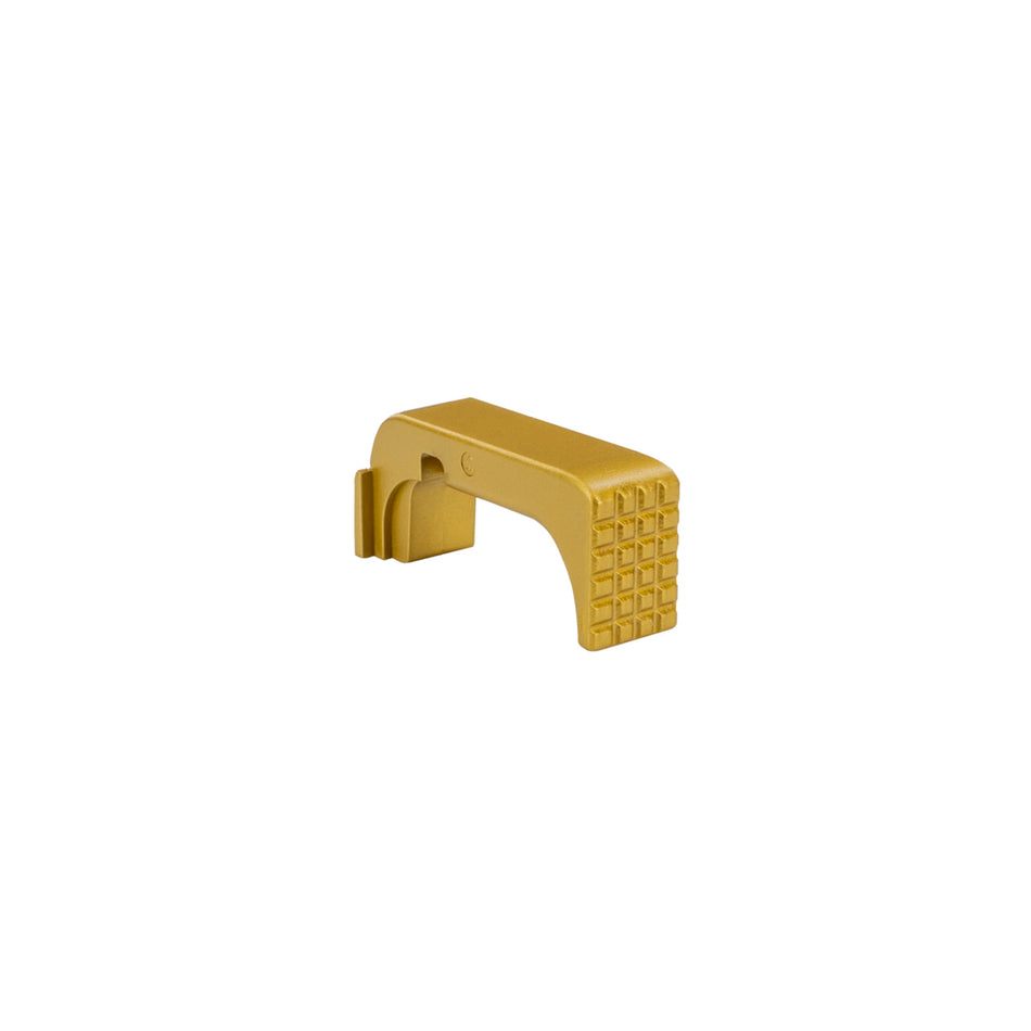 SHIELD ARMS PREMIUM MAG CATCH/RELEASE STEEL GOLD GLOCK 43X/48 LH