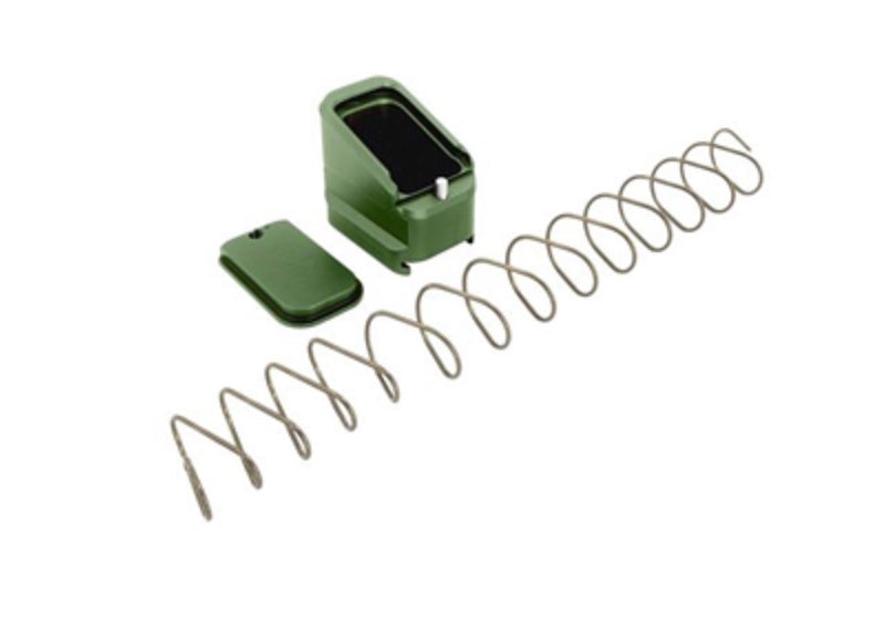 SHIELD ARMS MAG EXTENSION +5/4 ODA GREEN FITS CZ P10F/P09 MAGS