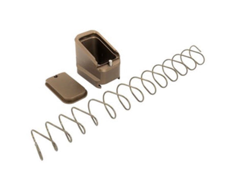 SHIELD ARMS MAG EXTENSION +5/4 MUD BROWN FITS CZ P10F/P09 MAGS