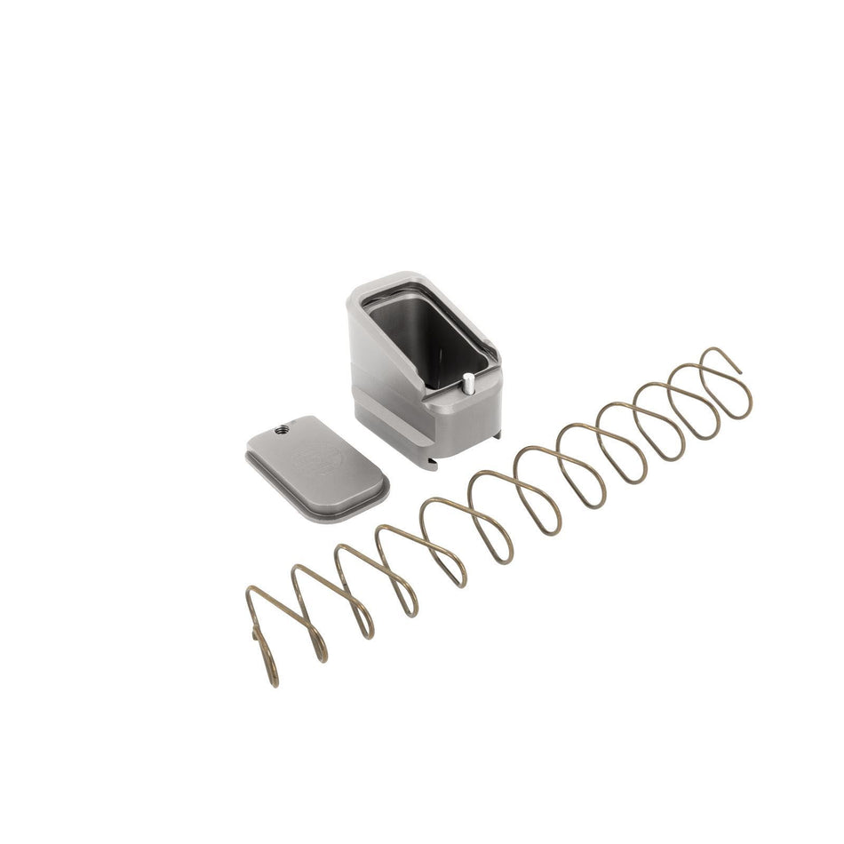 SHIELD ARMS MAG EXTENSION +5/4 GREY FITS CZ P10S MAGS