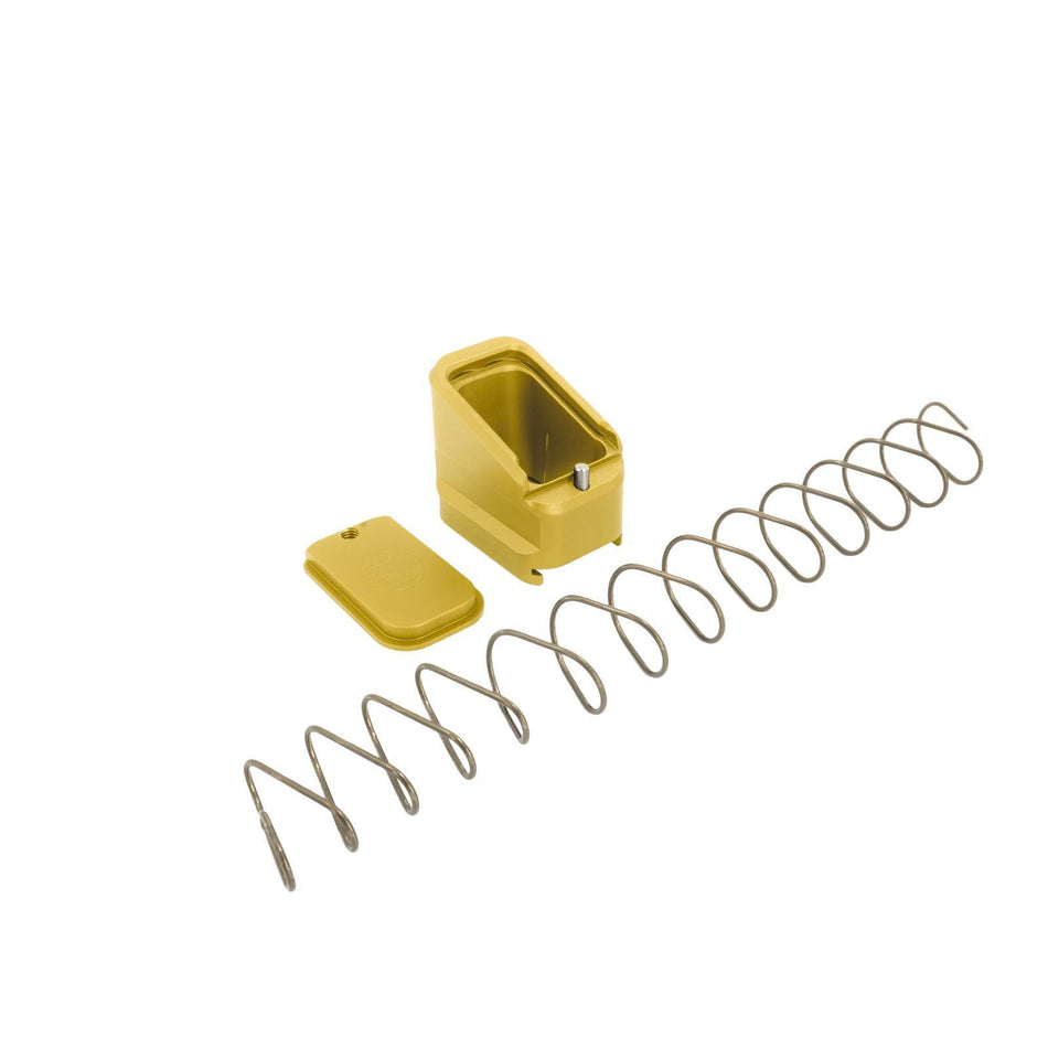 SHIELD ARMS MAG EXTENSION +5/4 GOLD FITS CZ P10F/P09 MAGS