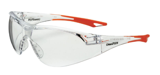 CHAMPION SHOOTING GLASSES YOUTH CLEAR BALLISTIC ( 6 PER CASE )