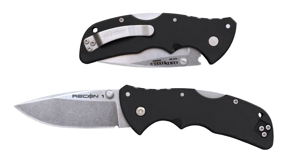 COLD STEEL MINI RECON 1 7 IN OAL 3 IN FOLDING SPEAR POINT BLADE ( BOX )