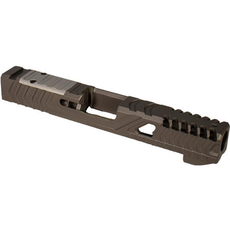 SHARK COAST METHOD BOB  GLOCK 48 SLIDE BLACK SHIELD RMSC OPTIC CUT 810105511284