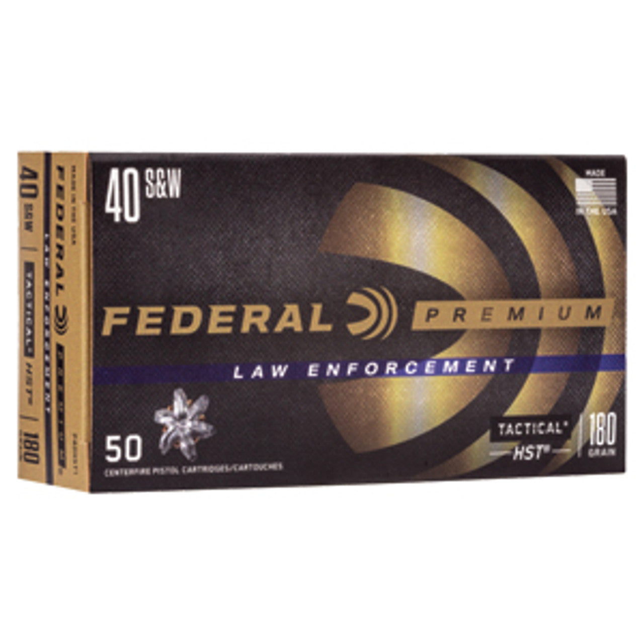 Federal .40 S&W Premium LE 180gr JHP Ammo