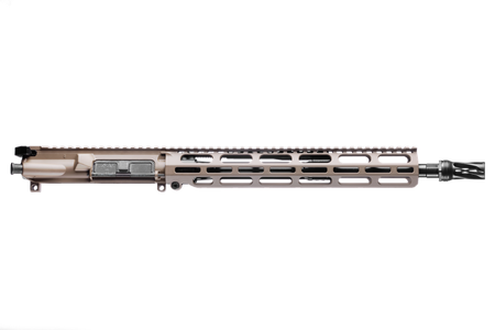 VKTR COMPLETE UPPER VKTR FORGED UPPER 13.7IN 4140 HAMMER FORGED HUX WRX PW BARREL 12.5IN FDE