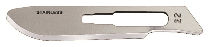 HAVALON 12 PACK  #22XT ROUND TIP STERILE CARBON STEEL BLADES